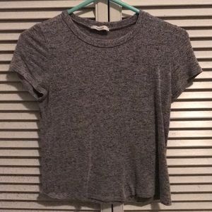 Basic Heather Gray Top - Jeans Warehouse